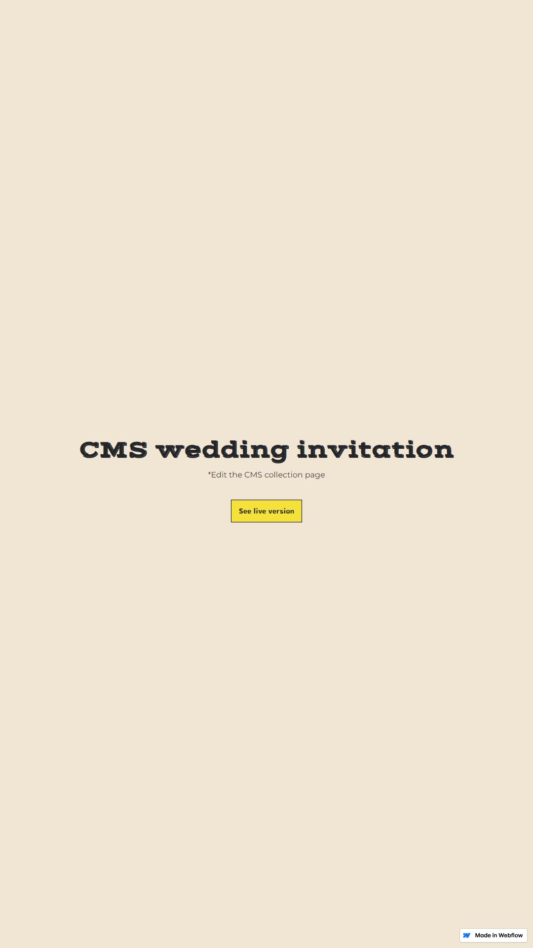 Morandilya digital wedding invitation preview on mobile